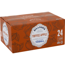 Photo of Billsons Vodka Toffee Apple 355ml 24 Pack