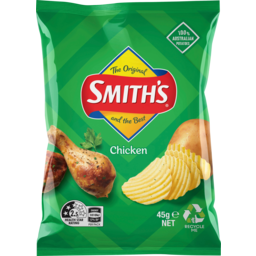 Photo of Smiths Chicken Crinkle Cut Chips 45g