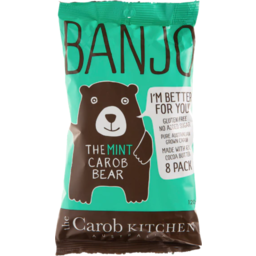 Photo of Banjo Carob Bear Mint Multipack 120g