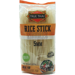 Photo of True Thai Rice Stick Noodles 5mm 400g