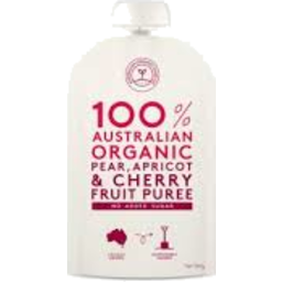 Photo of Australian Organic Food Co. Pear Apricot & Cherry Puree