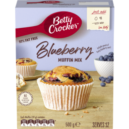 Photo of Betty Crocker Blueberry Low Fat Muffin Mi 500g