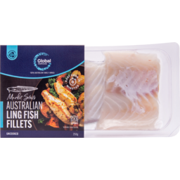 Photo of Global Seafoods Aus Ling 2pc 250g Vic Only 