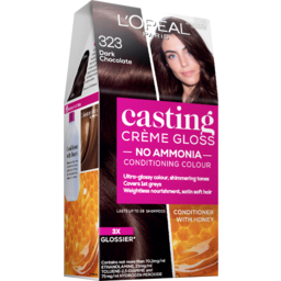 Photo of L'oréal Paris Casting Crème Gloss Semi-Permanent Hair Colour - 323 Dark Chocolate (Ammonia Free)