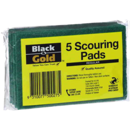 Photo of Black & Gold Scourer Pads 5 Pack 