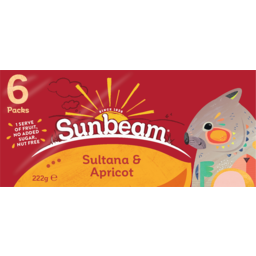 Photo of Sunbeam Sultana & Apricot 6 Pack