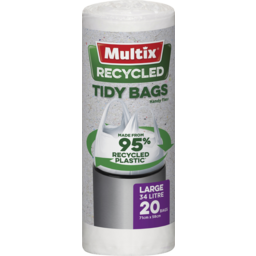 Photo of Multix Recycled Kitchen Tidy Bags Large 20 Pack