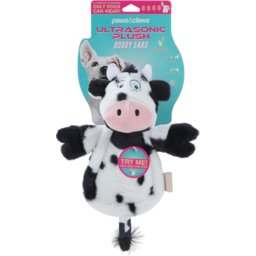 Photo of Paws & Claws Farm Cow Dog Toy