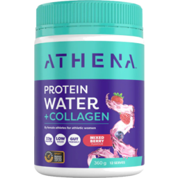 Photo of Athena + Collagen Mixed Berry Flavour Protein Water 12 Serves