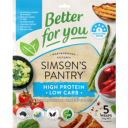 Photo of Simsons Pantry Wrap Low Carb Hi Protein