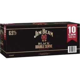 Photo of Jim Beam Black & Cola Double Serve 6.9% 3x
