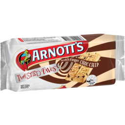 Photo of Arnott's Twisted Faves Scotch Finger Biscuits Choc Chip 232g