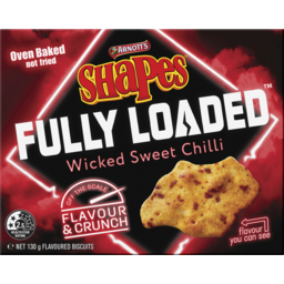 Photo of Arnotts Shapes Fully Loaded Wicked Sweet Chilli 130g