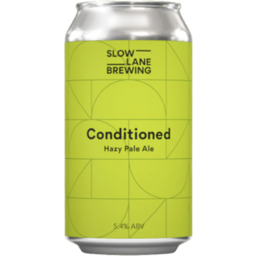 Photo of Slow Lane Conditioned Hazy Pale Ale Can