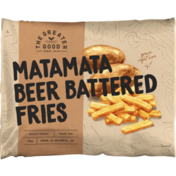 Photo of The Greater Good Matamata Beer Battered Fries 750g