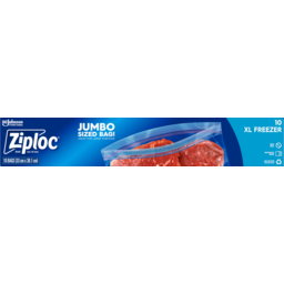 Photo of Sc Johnson Ziploc Freezer Jumbo Xl Seal Top Bags 10 Pack