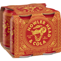 Photo of Howler Head & Cola Can 6% 4x330ml