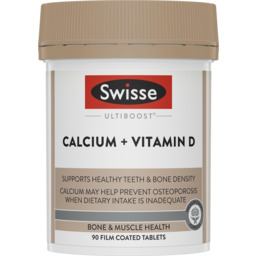 Photo of Swisse Ultiboost Calcium + Vitamin D 90 Tablets