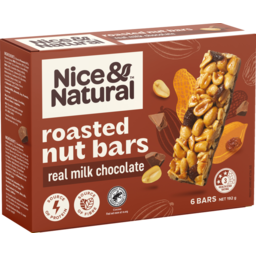 Photo of Nice & Natural Roasted Nut Bars Chocolate 6pk