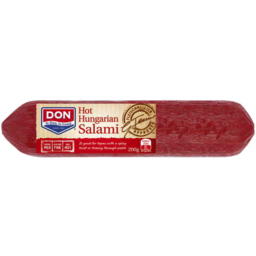 Photo of Don® Hot Hungarian Salami Chub 200g 200g