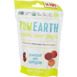 Photo of Yum Earth Sour Lollipops 85g