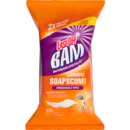 Photo of Easy Off Bam Bathroom Specialist Goodbye Soapscum Wipes 110 Pack