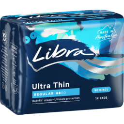 Photo of Libra Pads Ultra Thin Regular No Wings 14 Pack 
