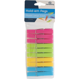 Photo of Homeliving Hold-Em Pegs Plastic Pegs 20 Pack 