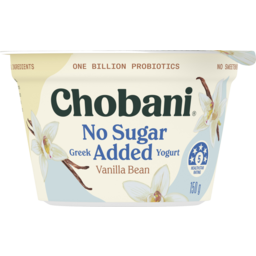 Photo of Chobani Vanilla Bean Greek Yogurt No Added Sugar