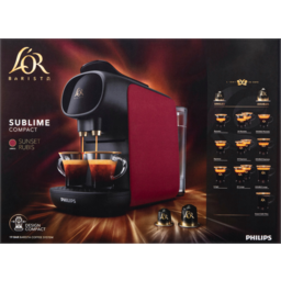 Photo of Lor Barista Sublime Compact Sunset Rubis Coffee Machine
