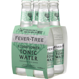 Photo of Fever Tree  Elderflower Tonic Water 4pk