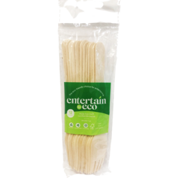 Photo of Entertain By Eco Wooden Fork 160mm 12 Pack