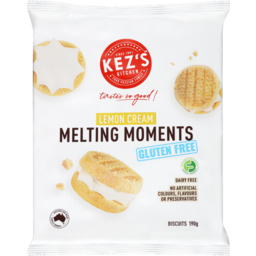 Photo of Kez's Kitchen Melting Moments Lemon Cream GF 190g