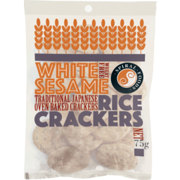 Photo of Spiral Crackers White Sesame 75g