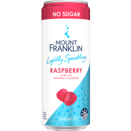 Photo of Mt. Franklin Mount Franklin Lightly Sparkling Water Raspberry Can