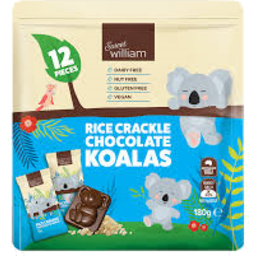 Photo of Sweet William Chocolate Rice Crackle Koalas 180g