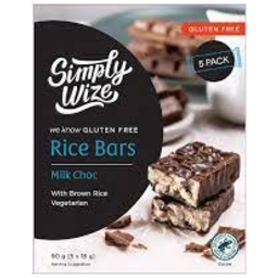 Photo of S/Wize Rice Bars Milk Choc