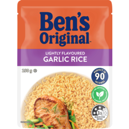 Photo of Ben's Original Lightly Flavoured Garlic Rice 250gm
