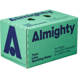 Photo of Almighty Sparkling Water Yuzu Lime 6 Pack