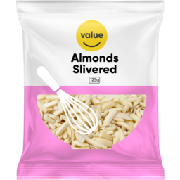 Photo of Value Almonds Slivered 125g