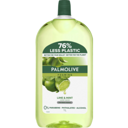Photo of Palmolive Foaming Antibacterial Lime & Mint Liquid Hand Wash Refill 1l