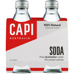 Photo of Capi Soda Water 4x250ml