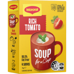 Photo of Maggi Soup For A Cup Rich Tomato 4 Pack