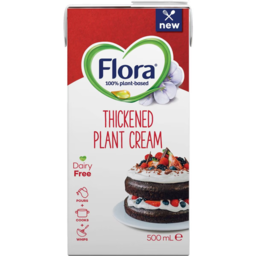 Photo of Flora Thickened Plant Based Cream 500ml