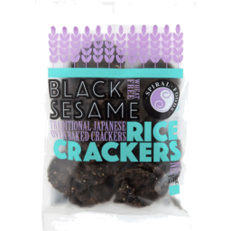 Photo of Spiral Black Sesame Crackers