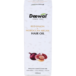 Photo of Deewal Red Onion + Moroccan Argan Hair Oil 100ml
