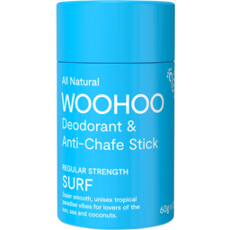 Photo of Woohoo Deodorant & Anti-Chafe Stick Surf (Regular Strength)