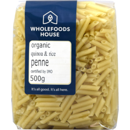 Photo of Wholefoods House Penne Quinoa Rice Organic 500g
