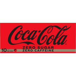 Photo of Coca Cola Zero Sugar Caffeine Free Soft Drink Multipack Cans 10x375ml