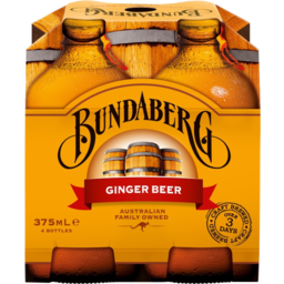 Photo of Bundaberg Ginger Beer Bottles 4x375ml